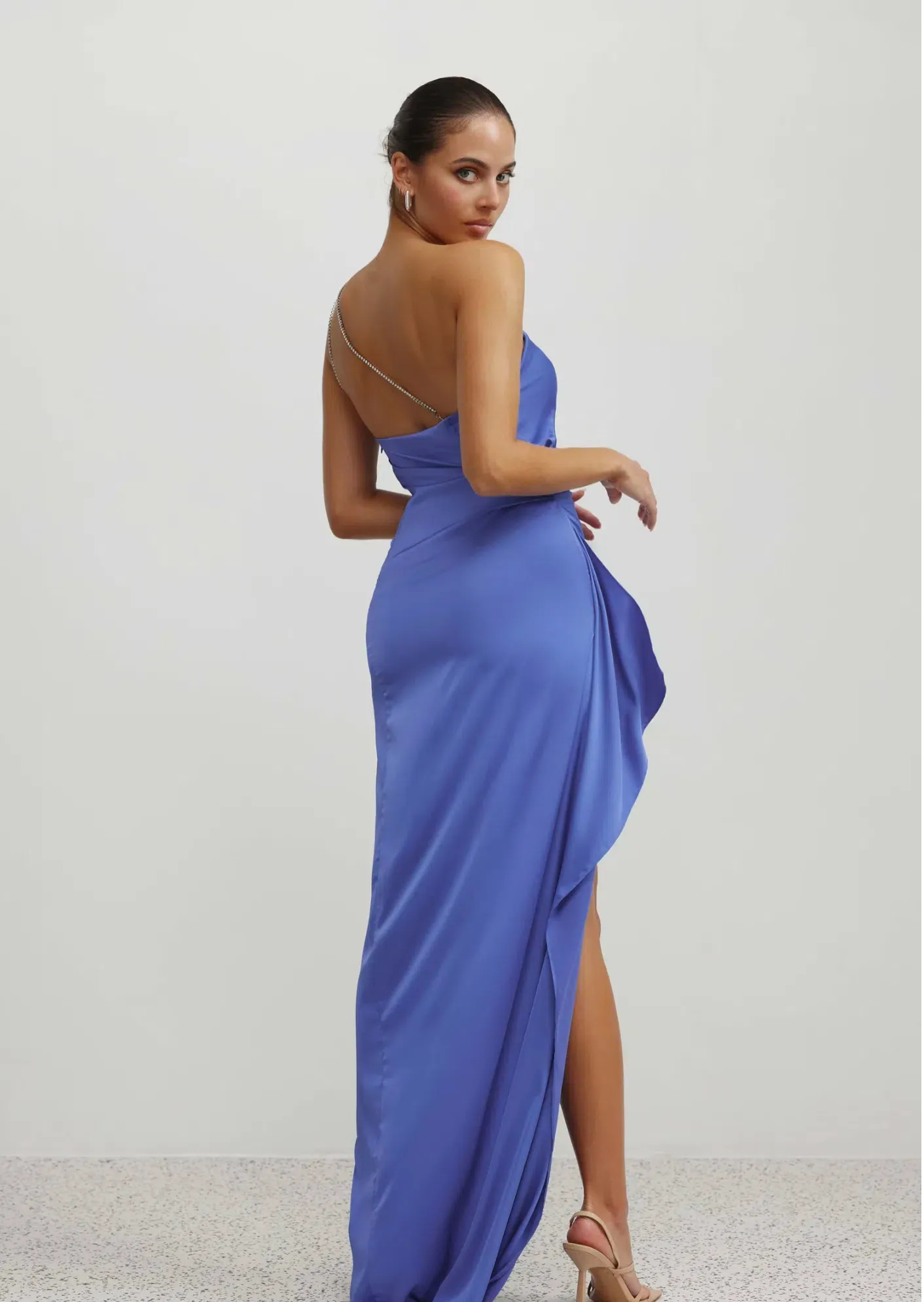 blue and white dress plus size Dulce Swiss Dot Sole Type:Leather related_2010 Discover 12 Bridesmaids and Adjustable paghetti straps