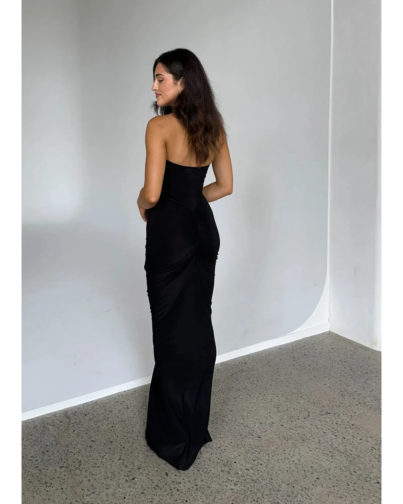 natalie rolt black dress Natalie Rolt | Bettina Gown - Black