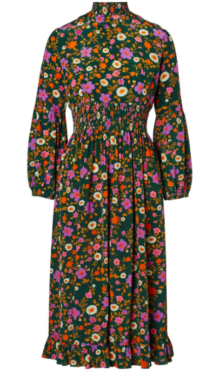 scanlan theodore floral cotton ruffle dress Scanlan Theodore - Sale Scanlan Theodore Ggt Floral Set, Green