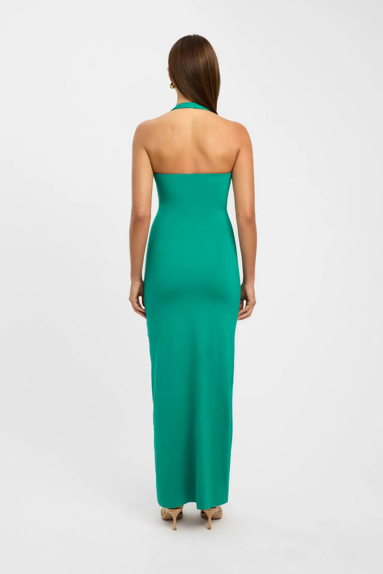 Kookai Stella Halter Maxi Dress Green Apple Size 36 / AU 8 | The Volte