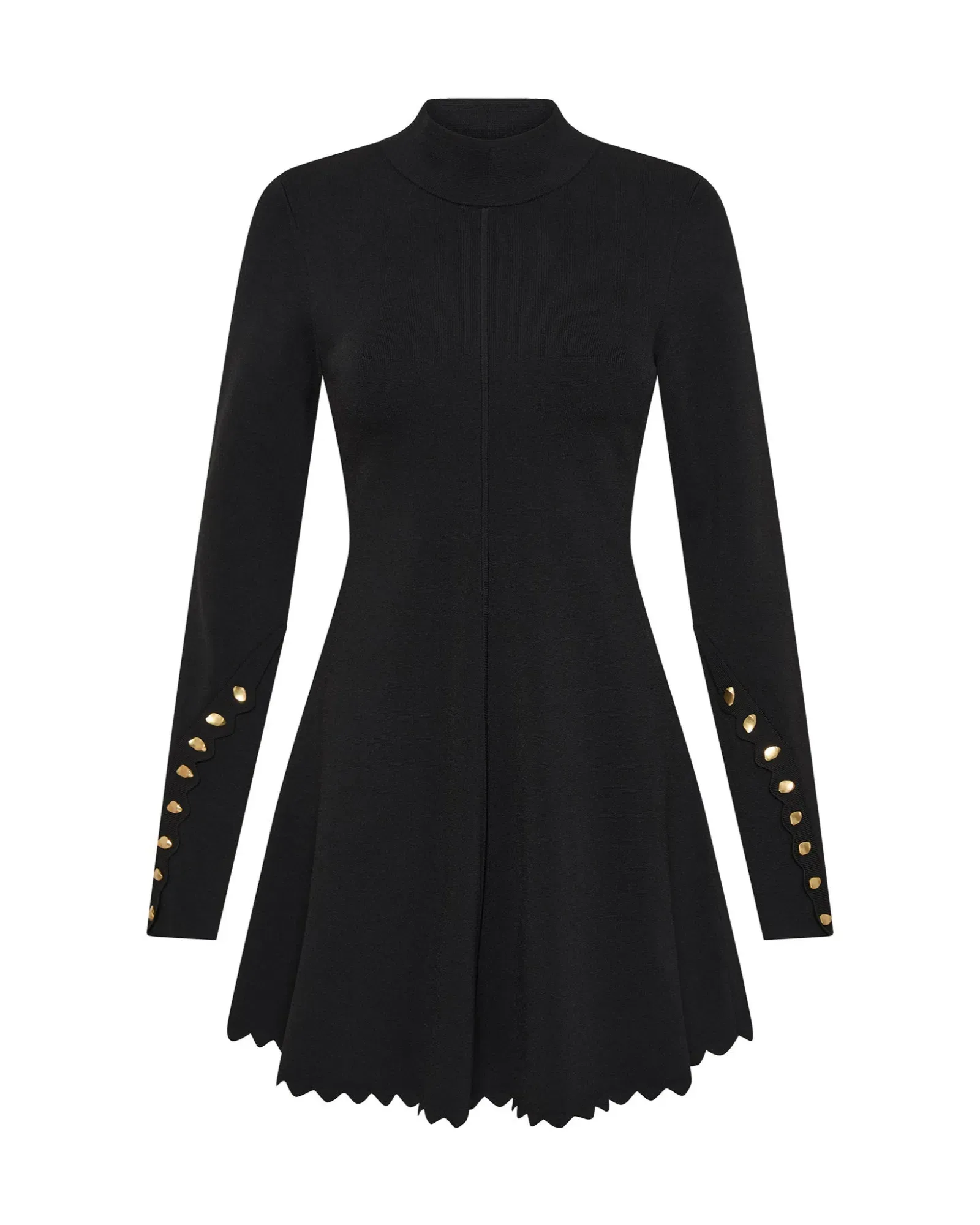 aje harmony knit mini dress Aje Harmony Knit Dress in Black Size XXS / AU 4