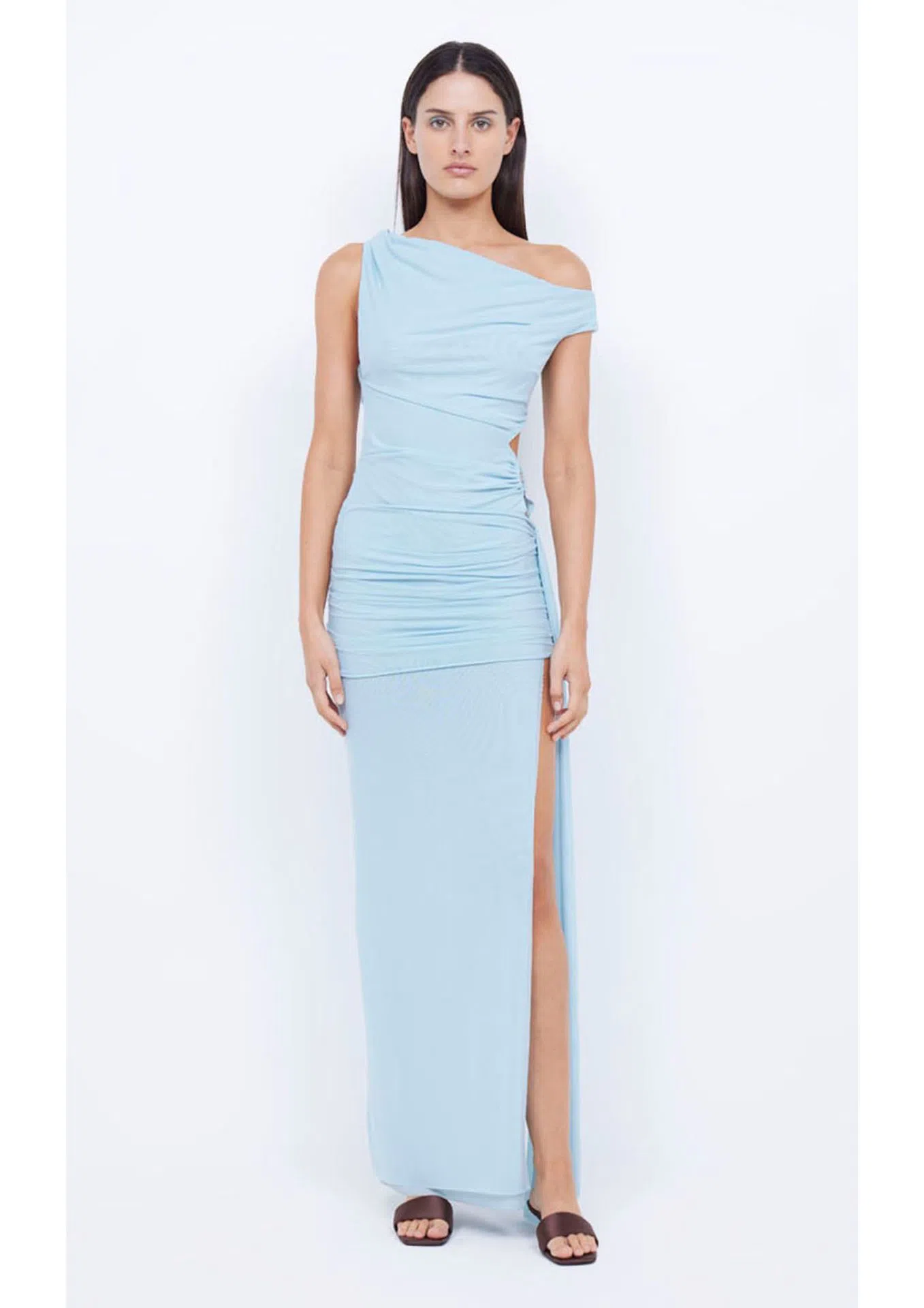 Bec & Bridge Kailani Asym Dress in Dolphin Blue Size AU 6 The Volte