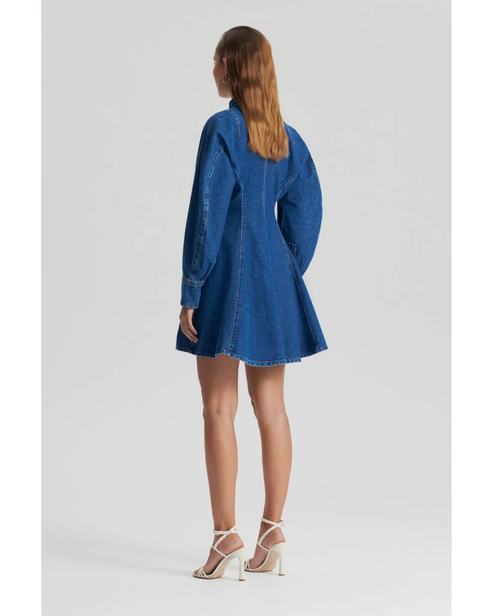 scanlan denim dress Scanlan Theodore Women's Denim Mini Dress - Blue