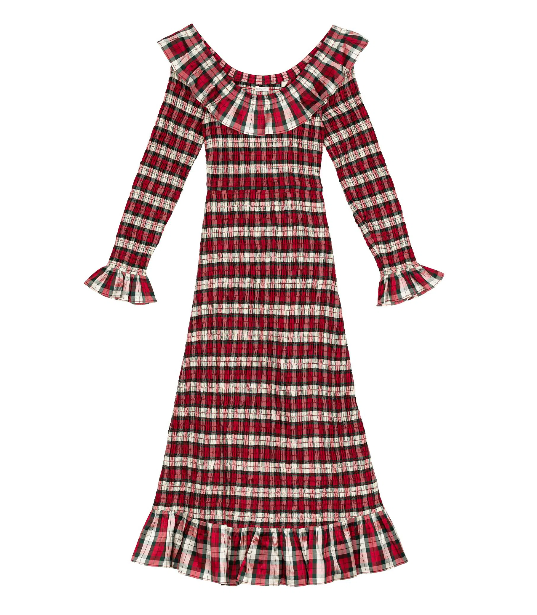 Doen Rosabelle Tartan Long Sleeve Dress Print Size 10 | The Volte Doen Rosabelle Tartan Long Sleeve Dress Print Size 10 | The Volte