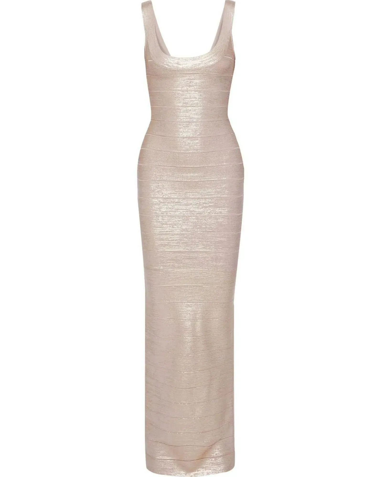 slim fit dress slacks The Metallic Vivienne Gown