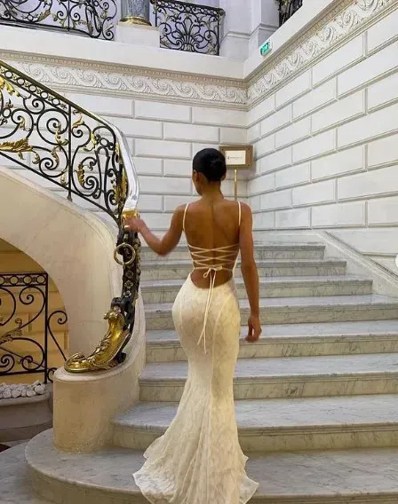 joan bluebell lace up back maxi dress House of CB | Dresses | Joan Bluebell Lace Up Back Maxi Dress