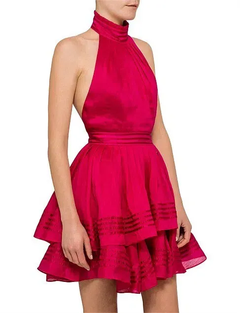 sage beaded dress Luxury Green One-Shoulder Pearls Evening LA72511 nude / 8 Style:EE01960BK catching flow glam bridal couture dress Short Puff Sleeve Dress