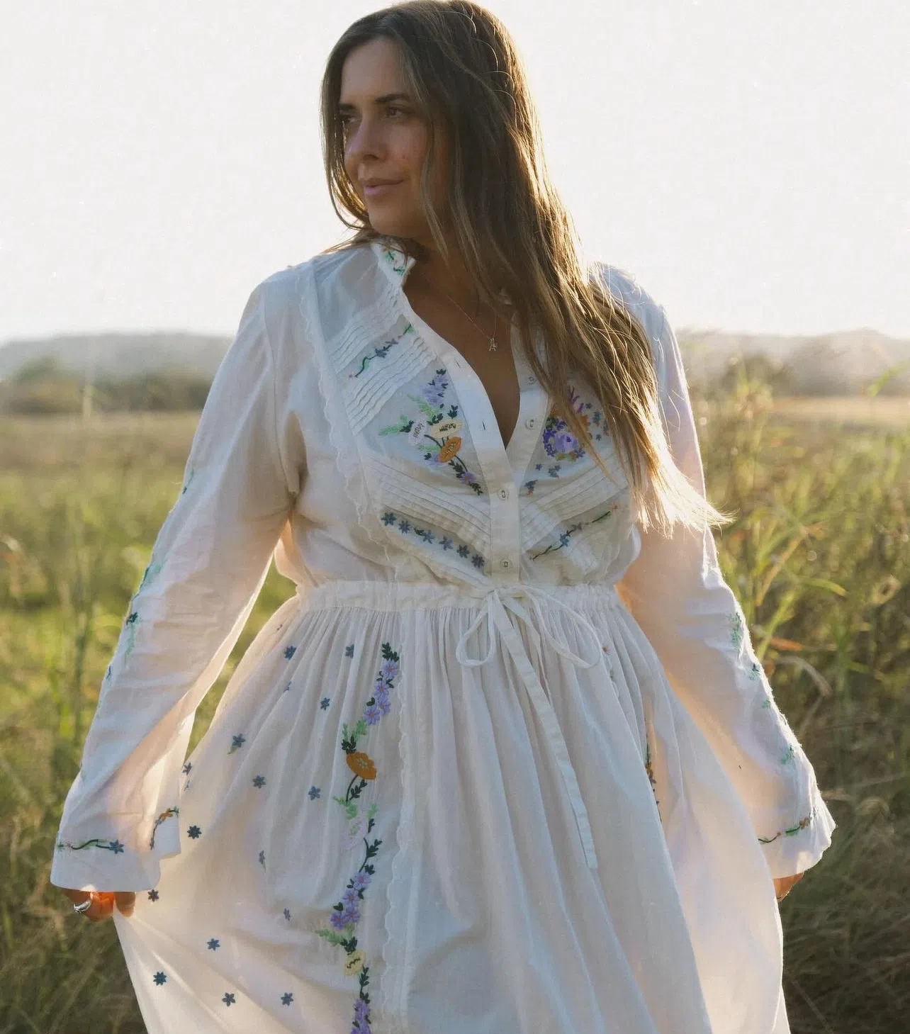 alemais white embroidered midi dress Alemais Women's Leela Ballet Linen Sundress - Multi - Size 10