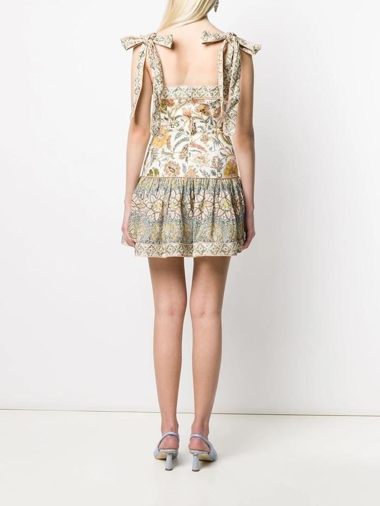 Zimmermann Edie Tie Mini Dress Size 10