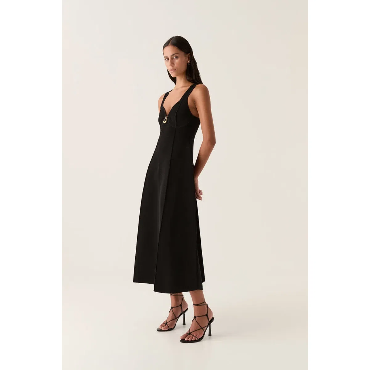 ted baker dyana frill knitted dress TED BAKER DOLLEI WATERFALL RUFFLE MINI DRESS – Elaine Dickinson main image 0