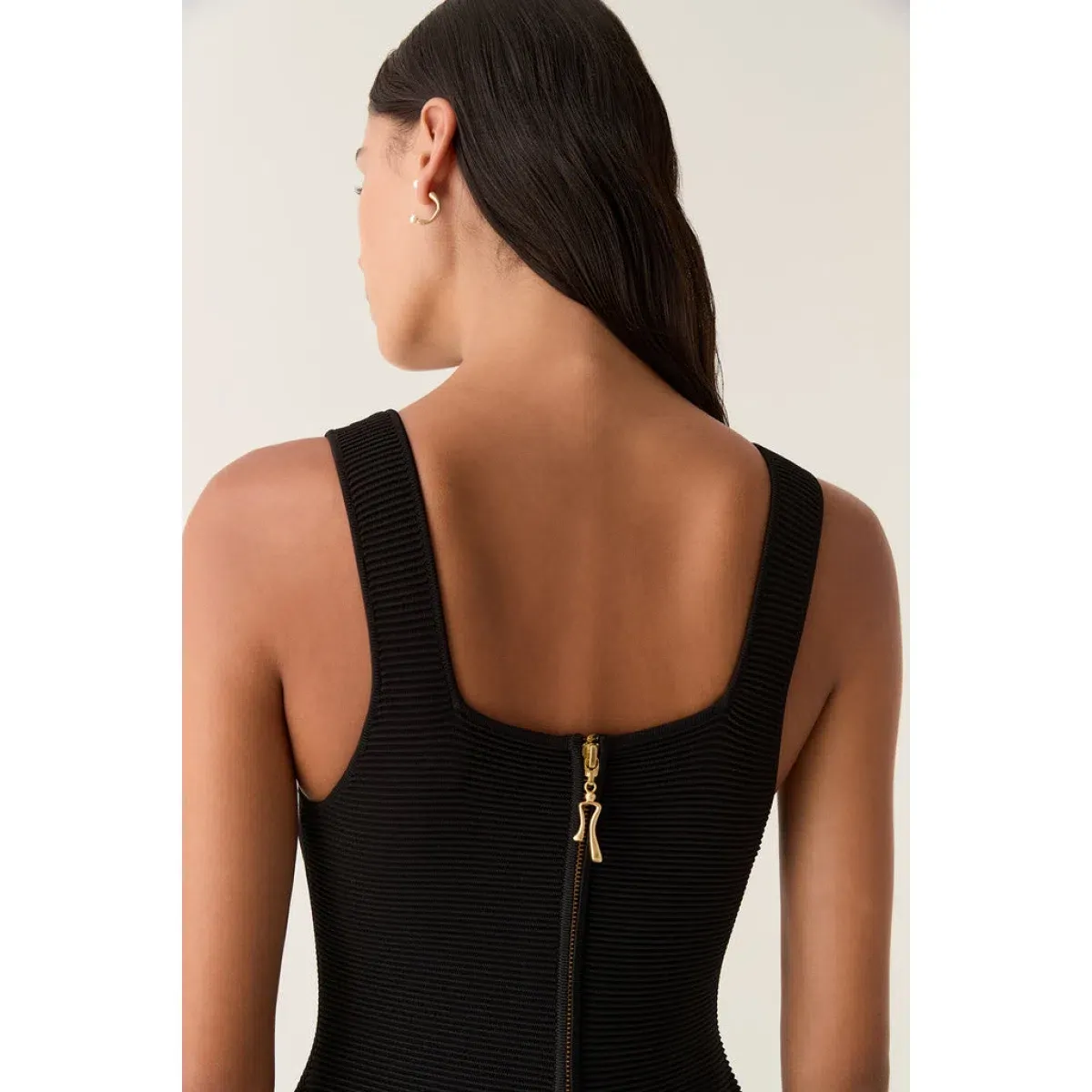 aje sylvette knit midi dress AJE Sylvette Knit Midi Dress