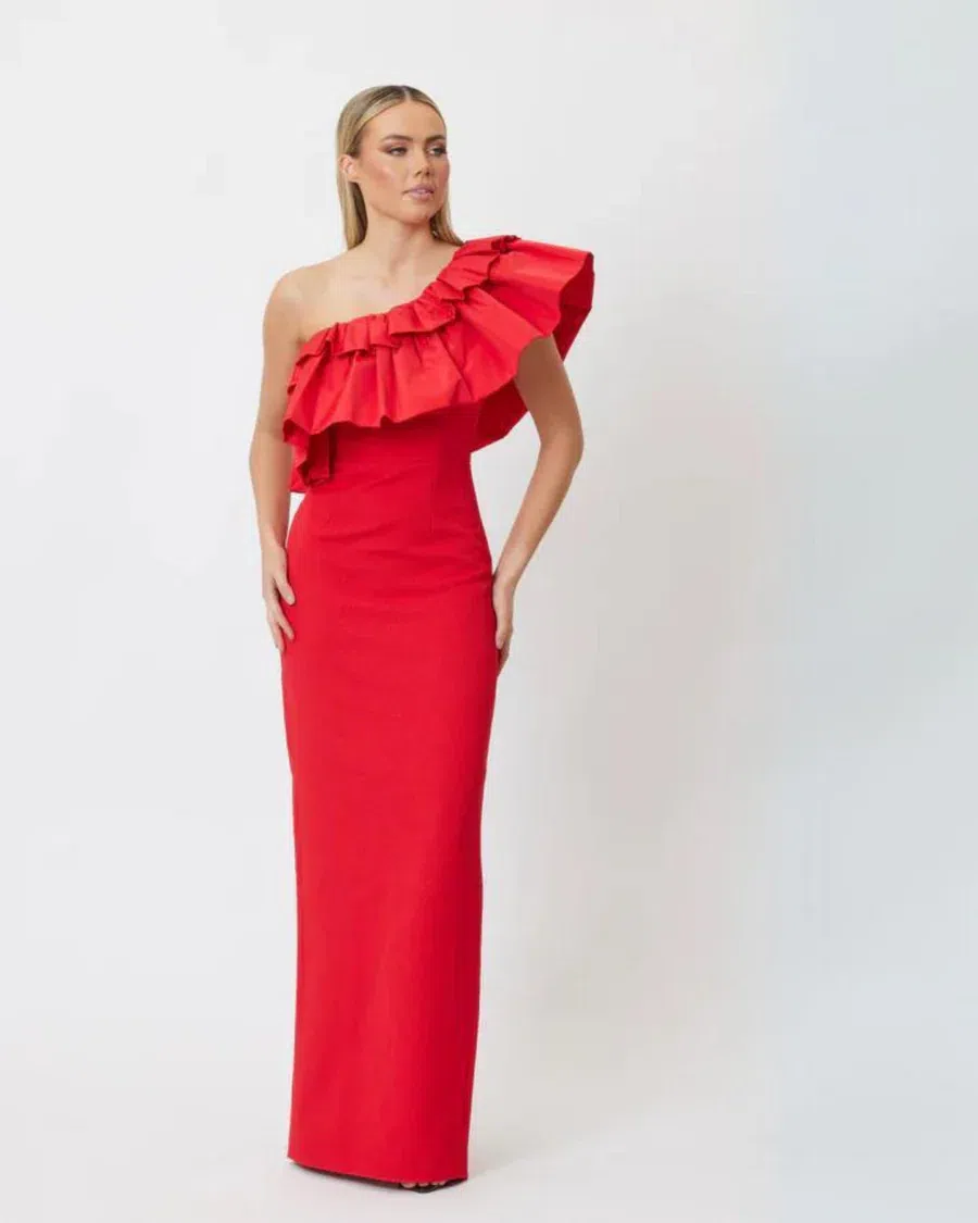 BIANCA & BRIDGETT - Tiffany Cut Out Mini in Red main image 1