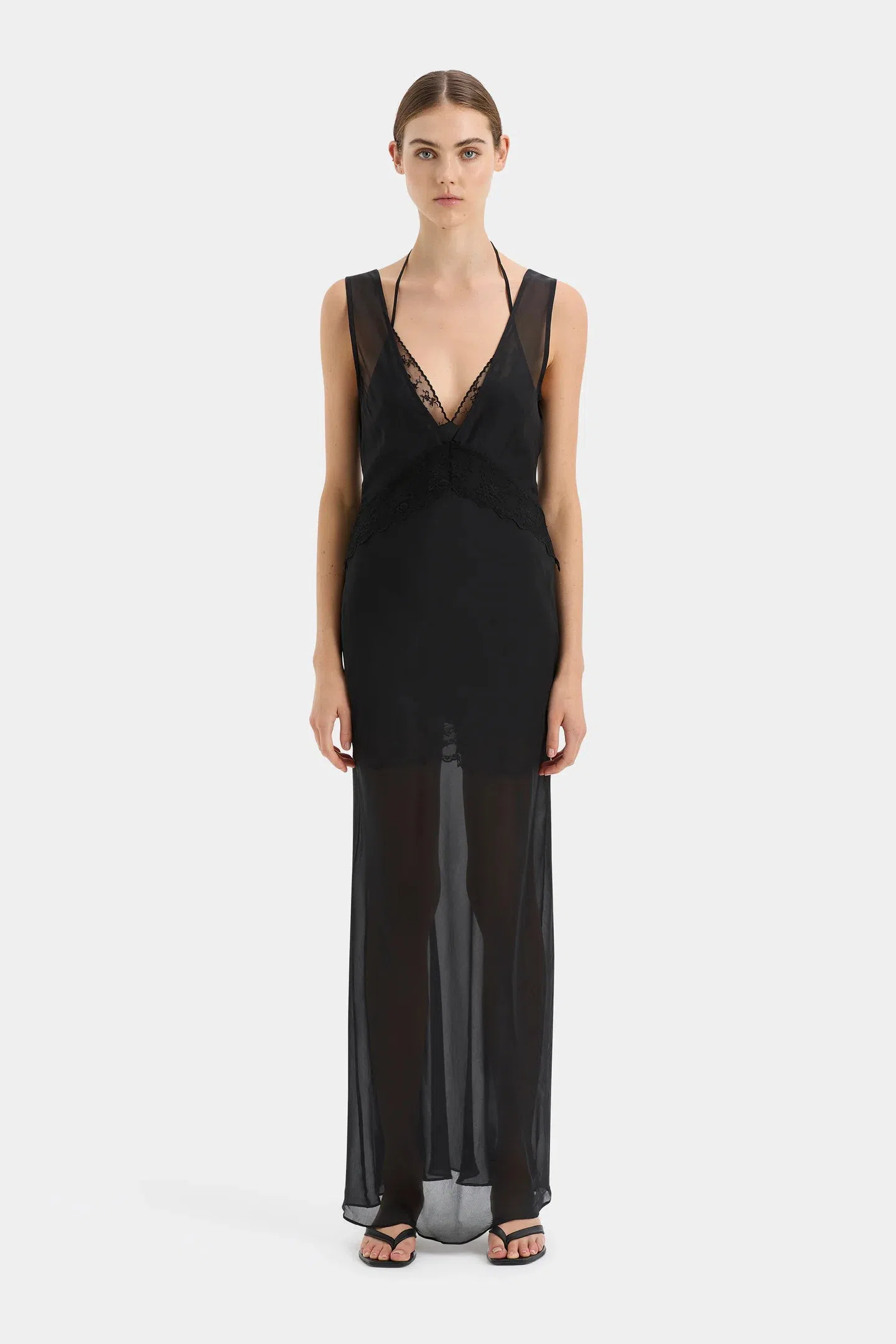 Sir the Label Avellino Lace Layered Dress Black Size 0 / AU 6 | The Volte