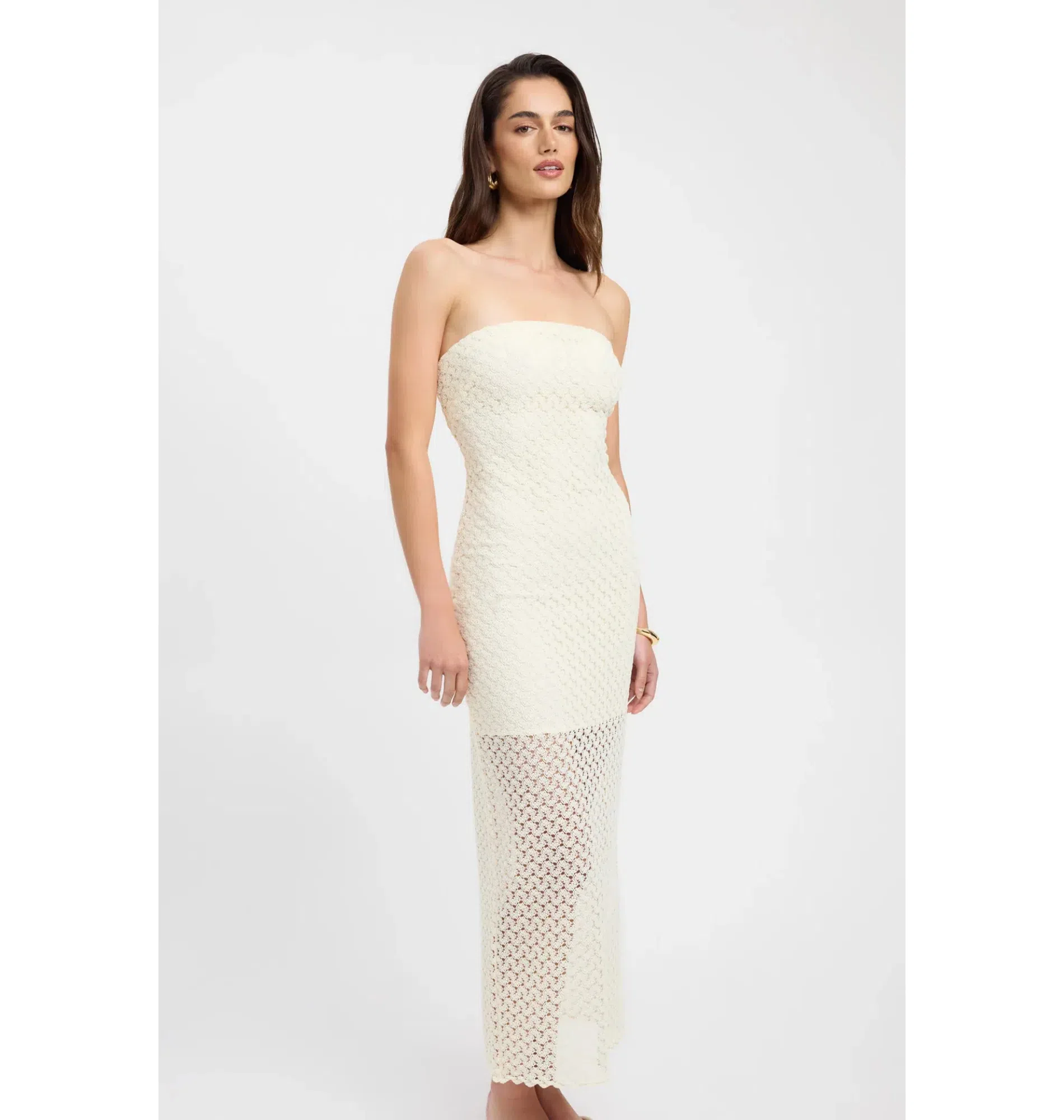 Kookai Savannah Strapless Dress Vanilla Size AU The Volte