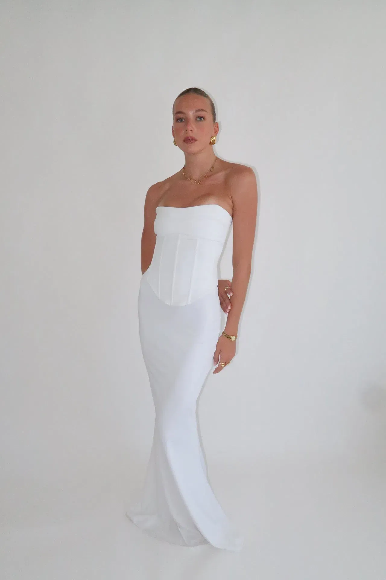 HNTR the Label - Louie Gown in Baby Blue
