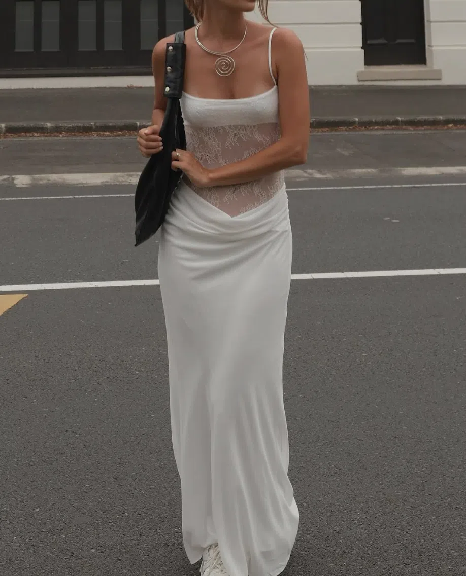 chinese dress ladies Gabriel Maxi- Benni – ALL THE GLAM DRESS HIRE