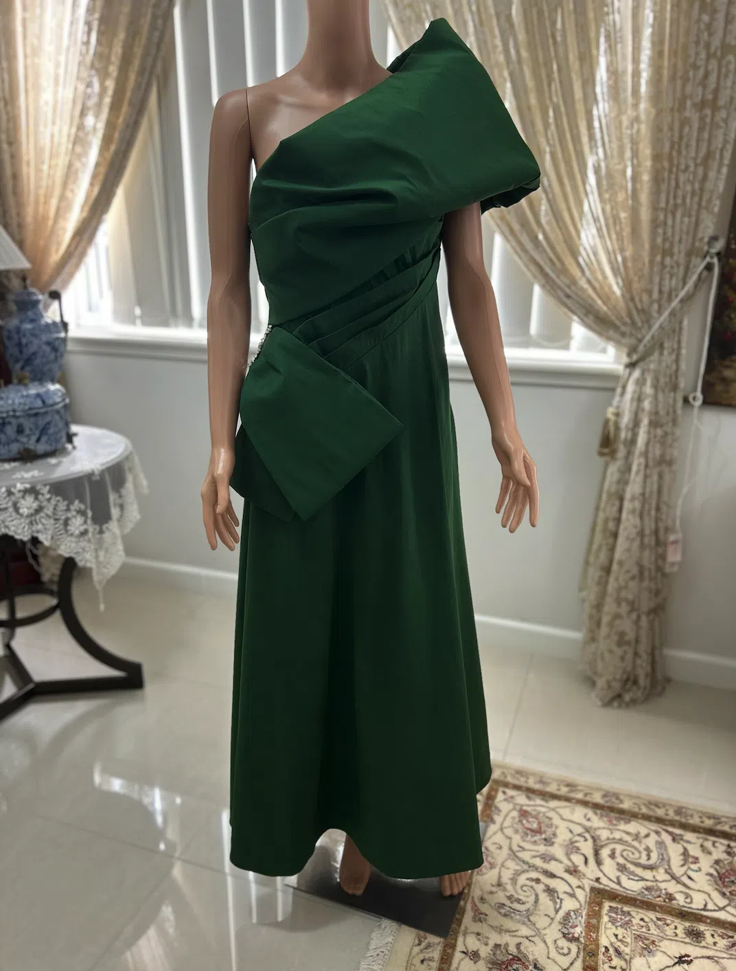 knee length dresses for ladies Newberry Dress | Spaghetti Strap Linen Dress main image 0