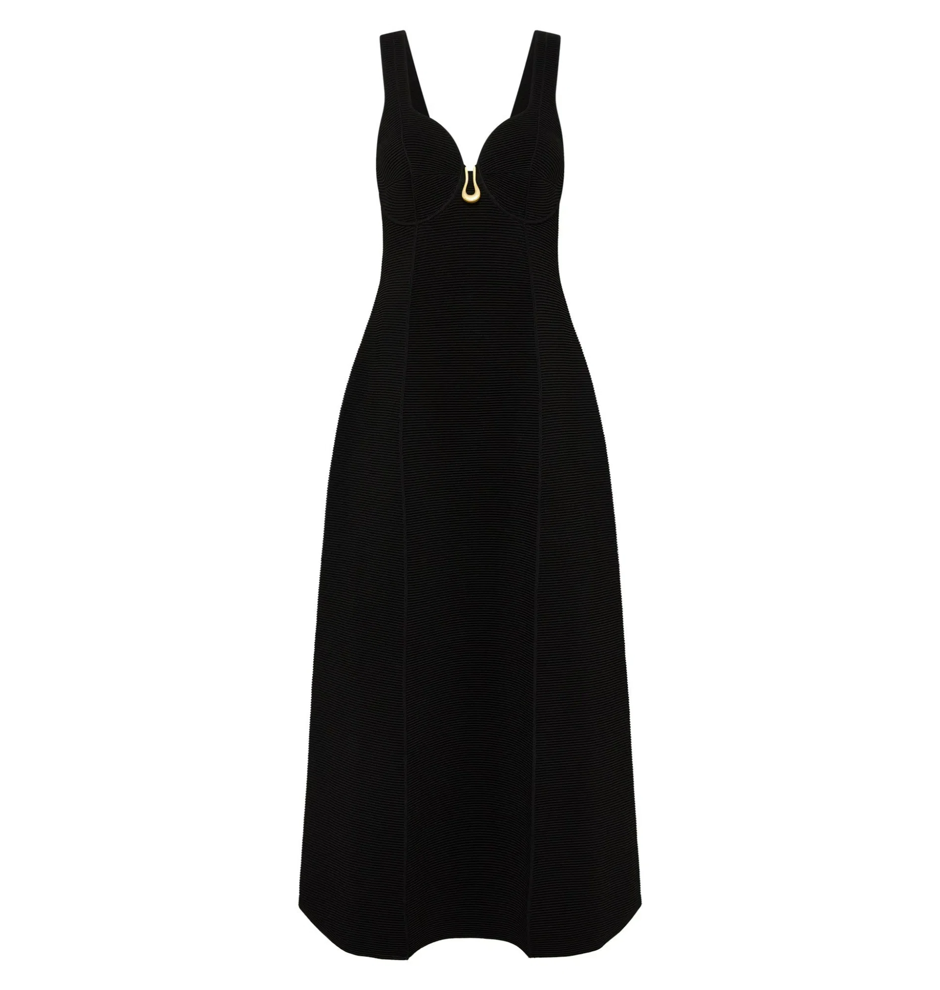 knee length dresses for ladies Aje Sylvette Knit Midi Dress