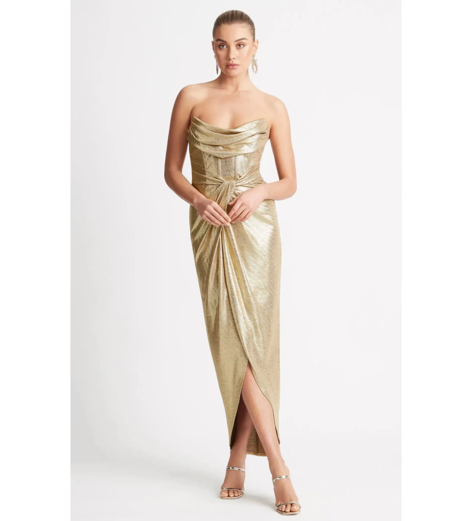 Sheike Cosmopolitan Dress in Gold Size 14 | The Volte Sheike Cosmopolitan Dress in Gold Size 14 | The Volte