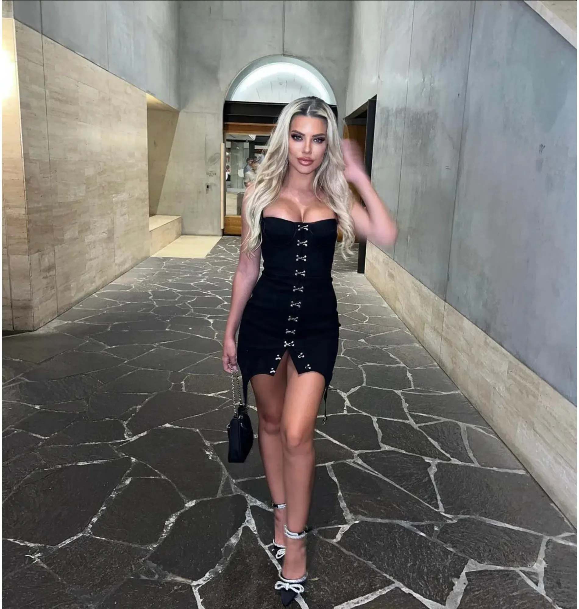 strapless mini dress Allora Strapless Mini Dress main image 0