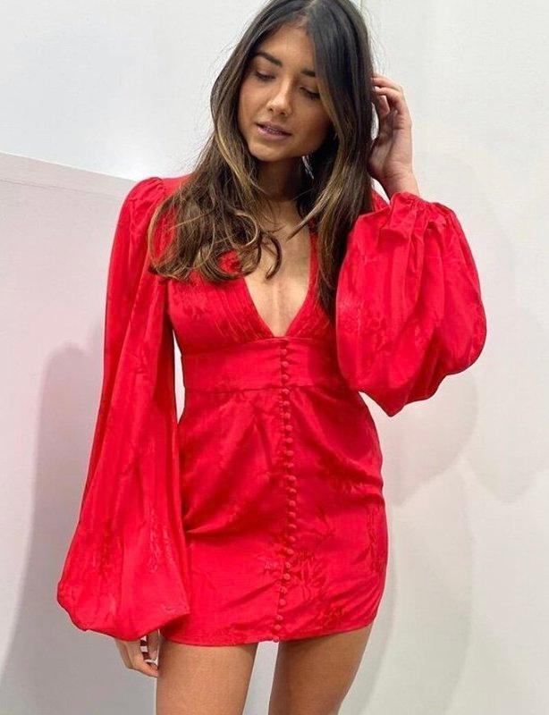 Rat ☀ Boa Isabella Dress - Red - Size ...