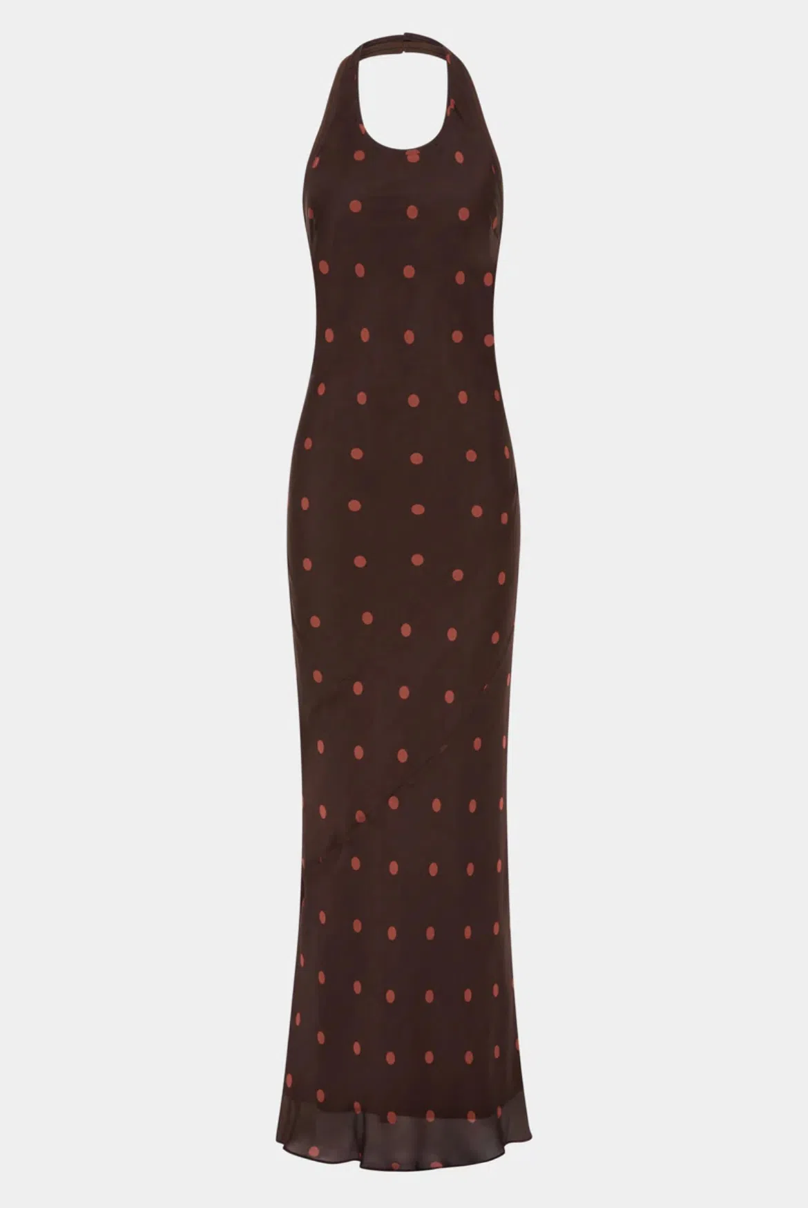 Sir the Label Toni Halter Dress in Chocolate Dot Size 2 / AU 10 | The Volte