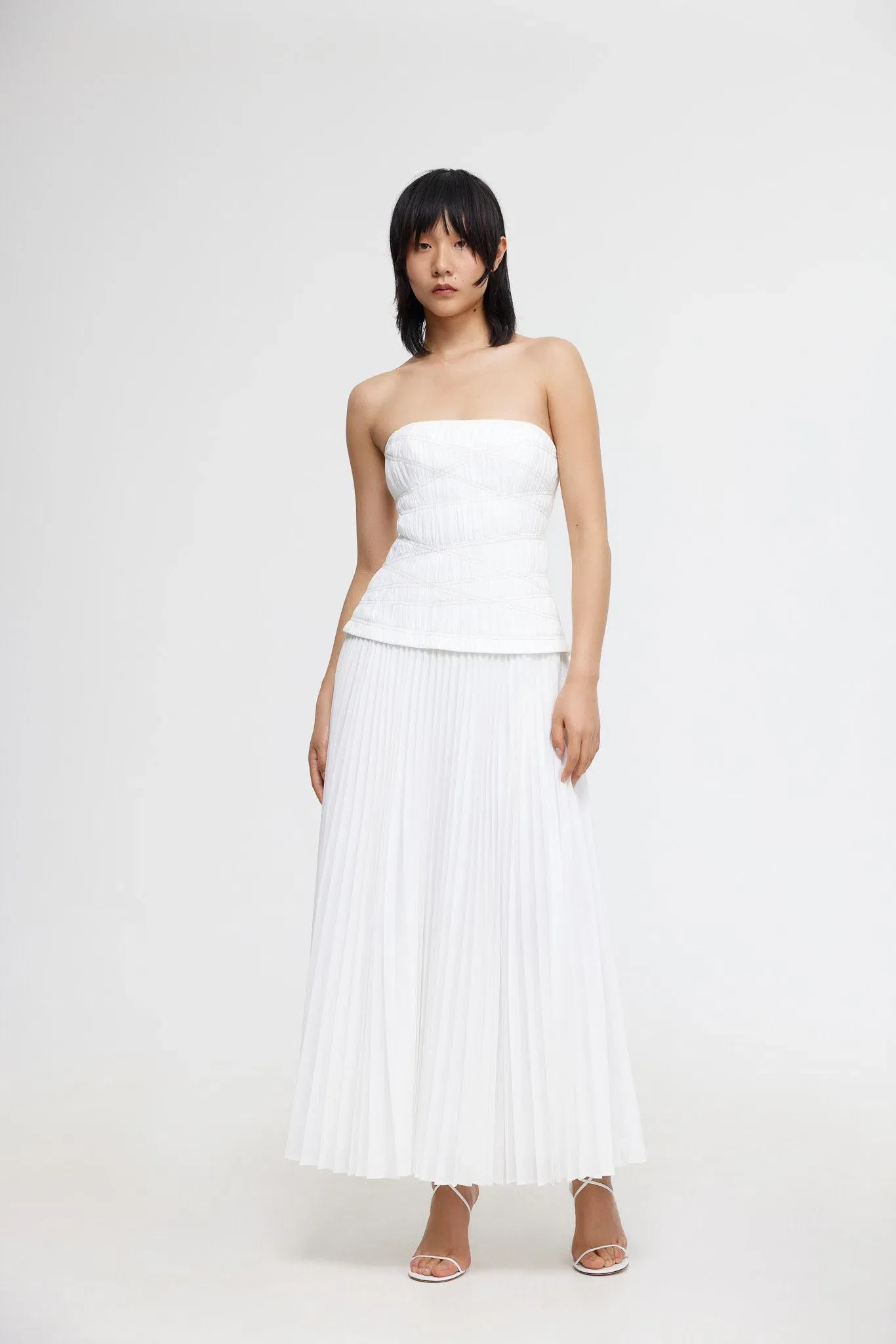 acler bristol midi dress white Acler Bristol Midi Dress White Size 8 - Passion