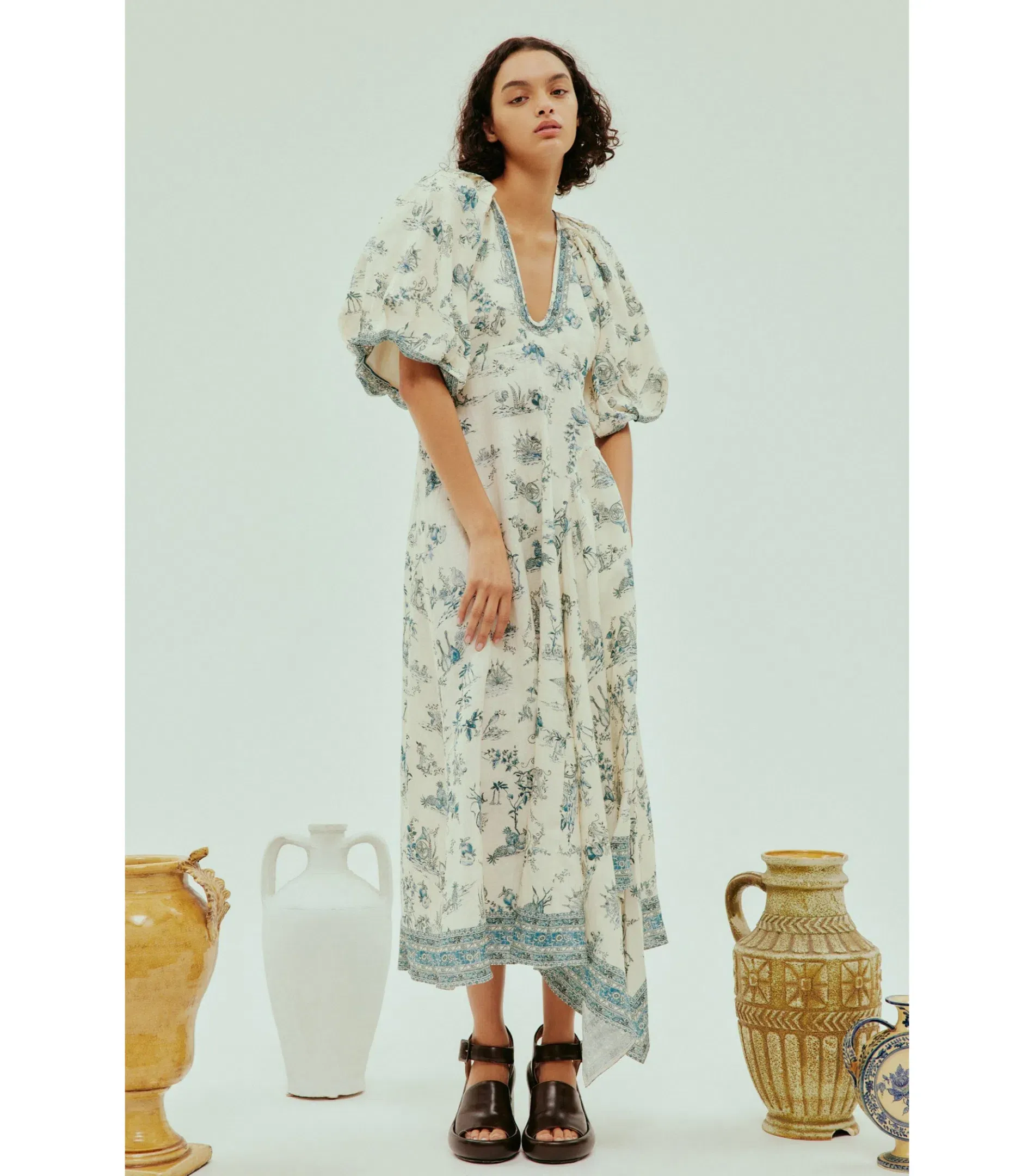 alemais casa midi dress Alemais Casa Midi Dress Floral Size 14