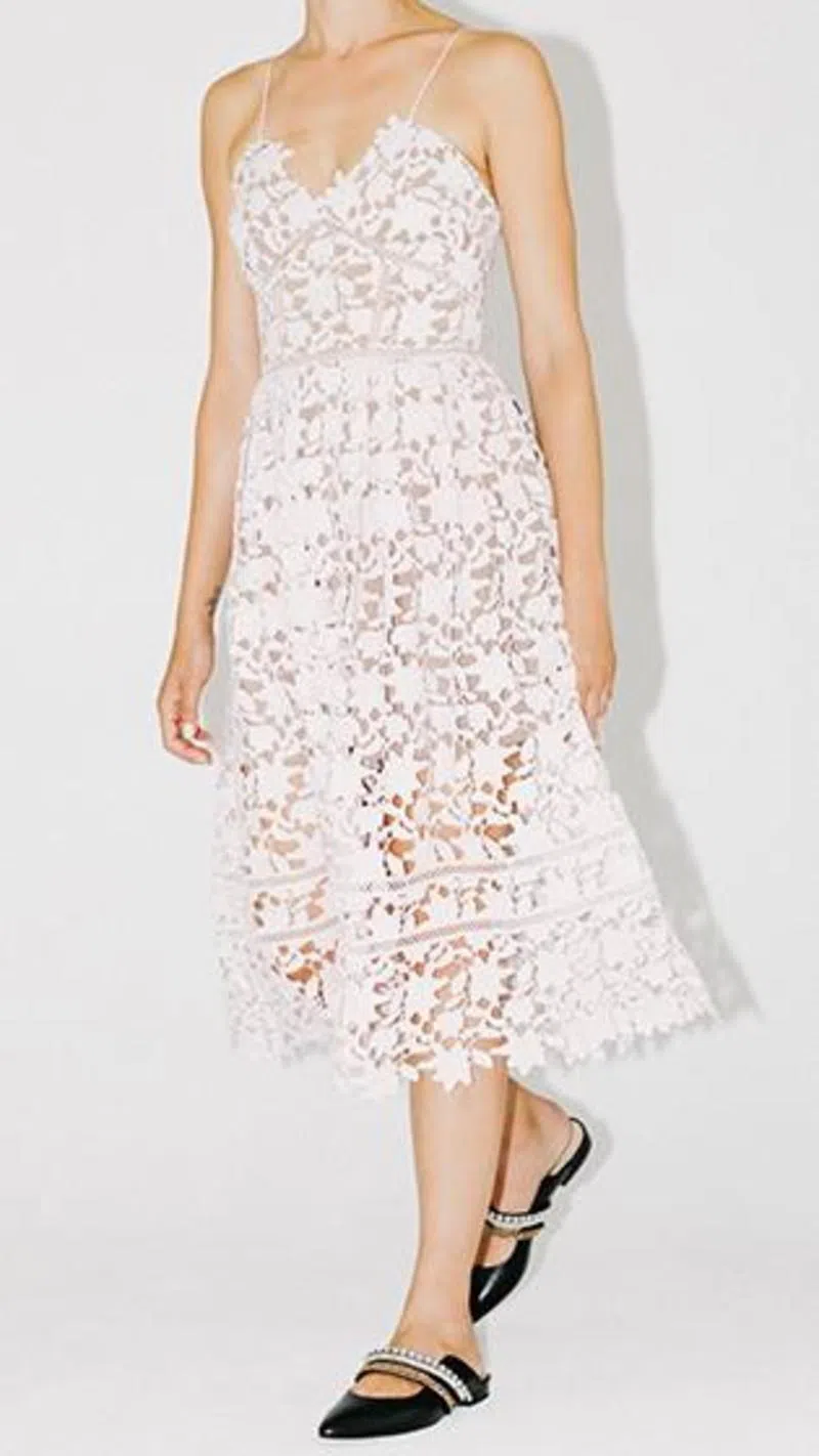 chinese dress ladies AZALEA LACE DRESS WITH TAGS – Gift of Garb main image 0