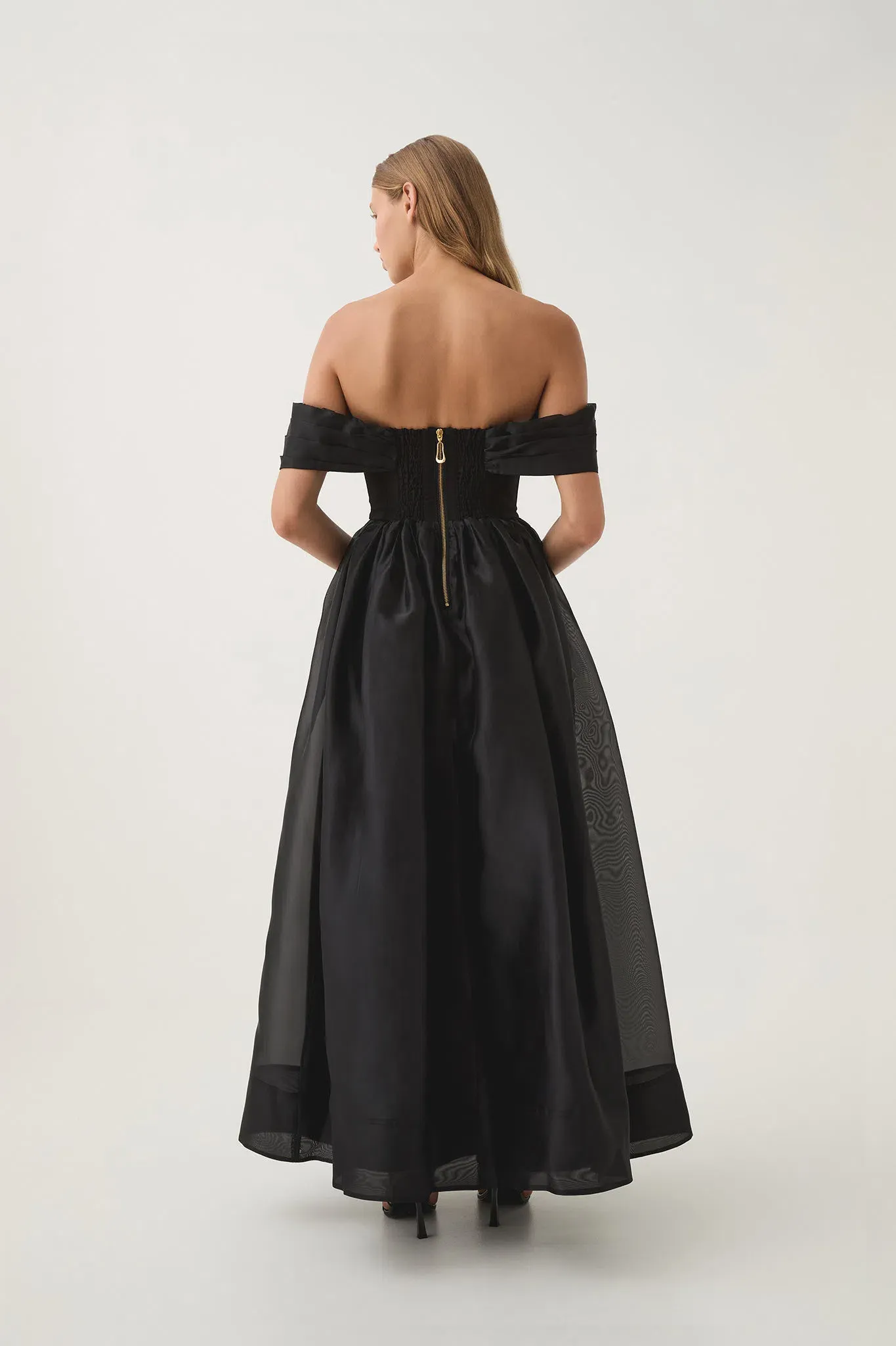 aje cordelia corseted maxi dress Aje - Cordelia Corseted Maxi Dress, Black