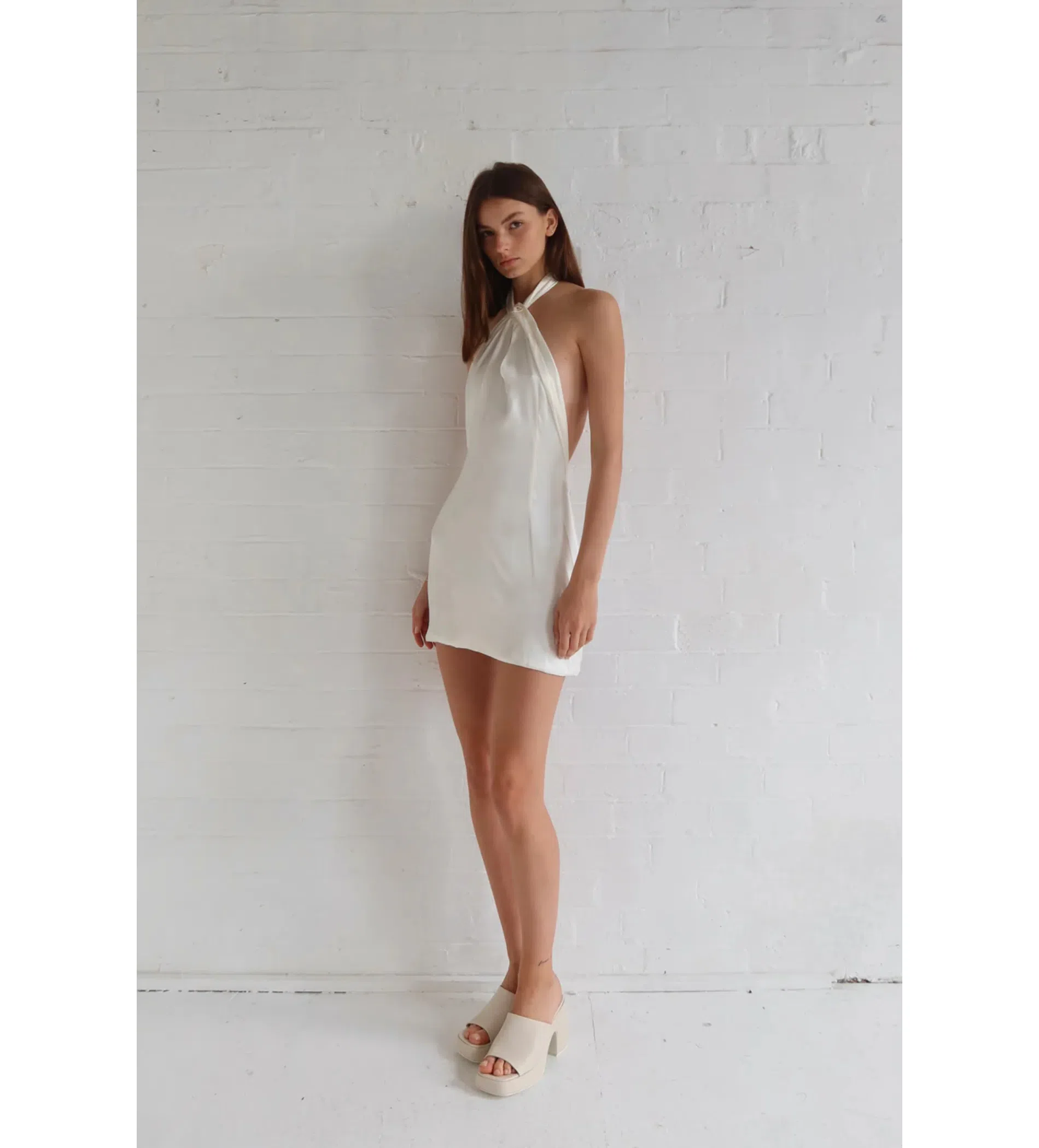 23rd & Madison Lexi White Mini Dress White Size 10 | The Volte