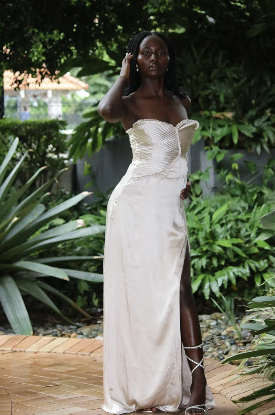 aab modest wear cotton maxi dress product info and reviews Cool Grey Drawstring Maxi | Modest Maxi Dresses