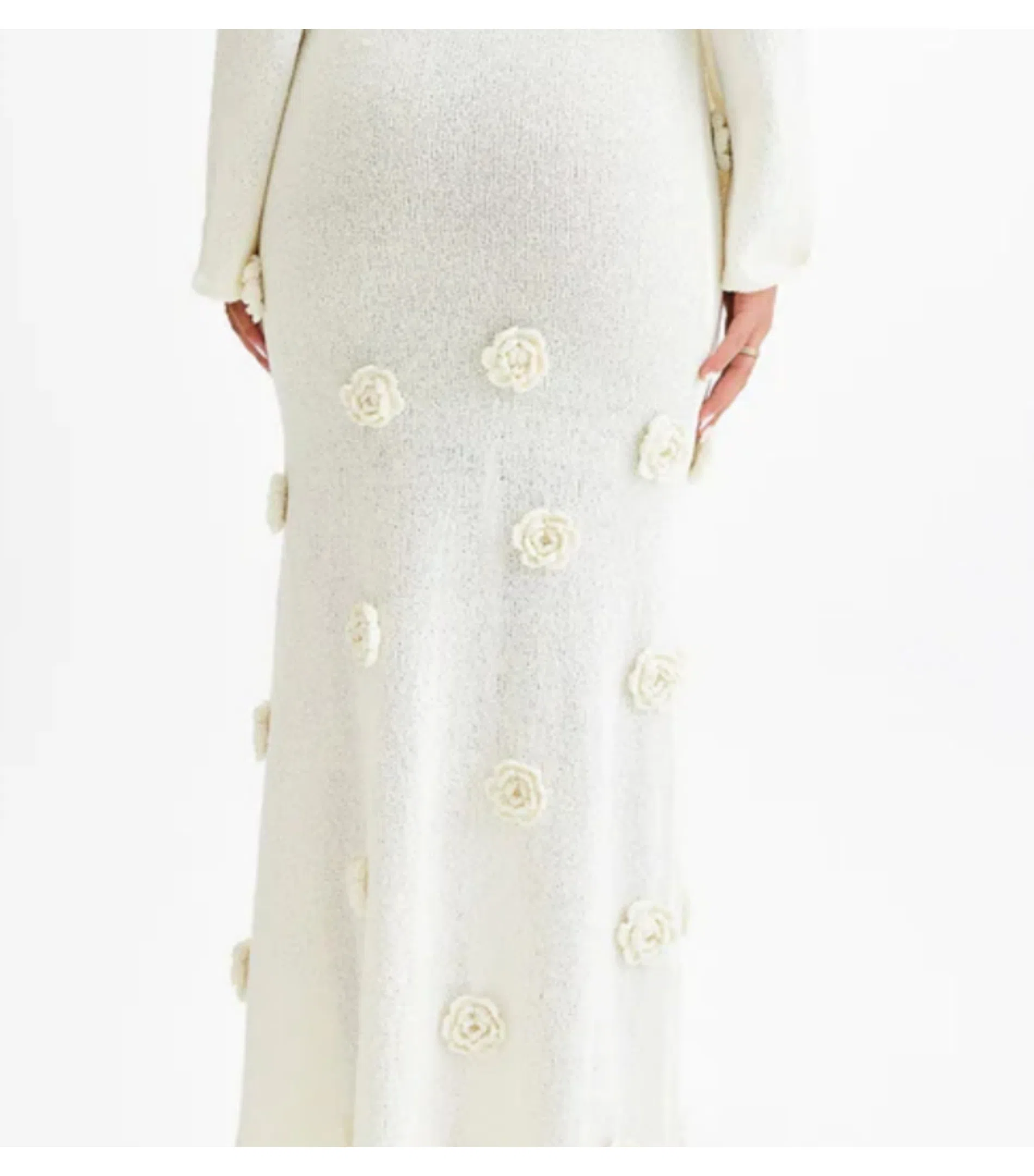 manning cartell knit dress Manning Cartell Subtle Luxury L/S Knit Dress in Off White – Coco & Lola main image 0