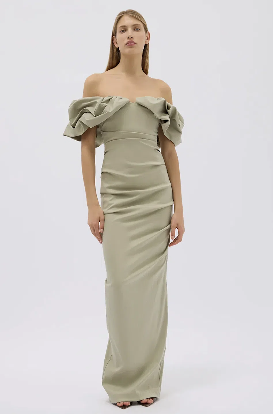 Rachel Gilbert Frey Gown Sage Size 3 / AU 12 | The Volte