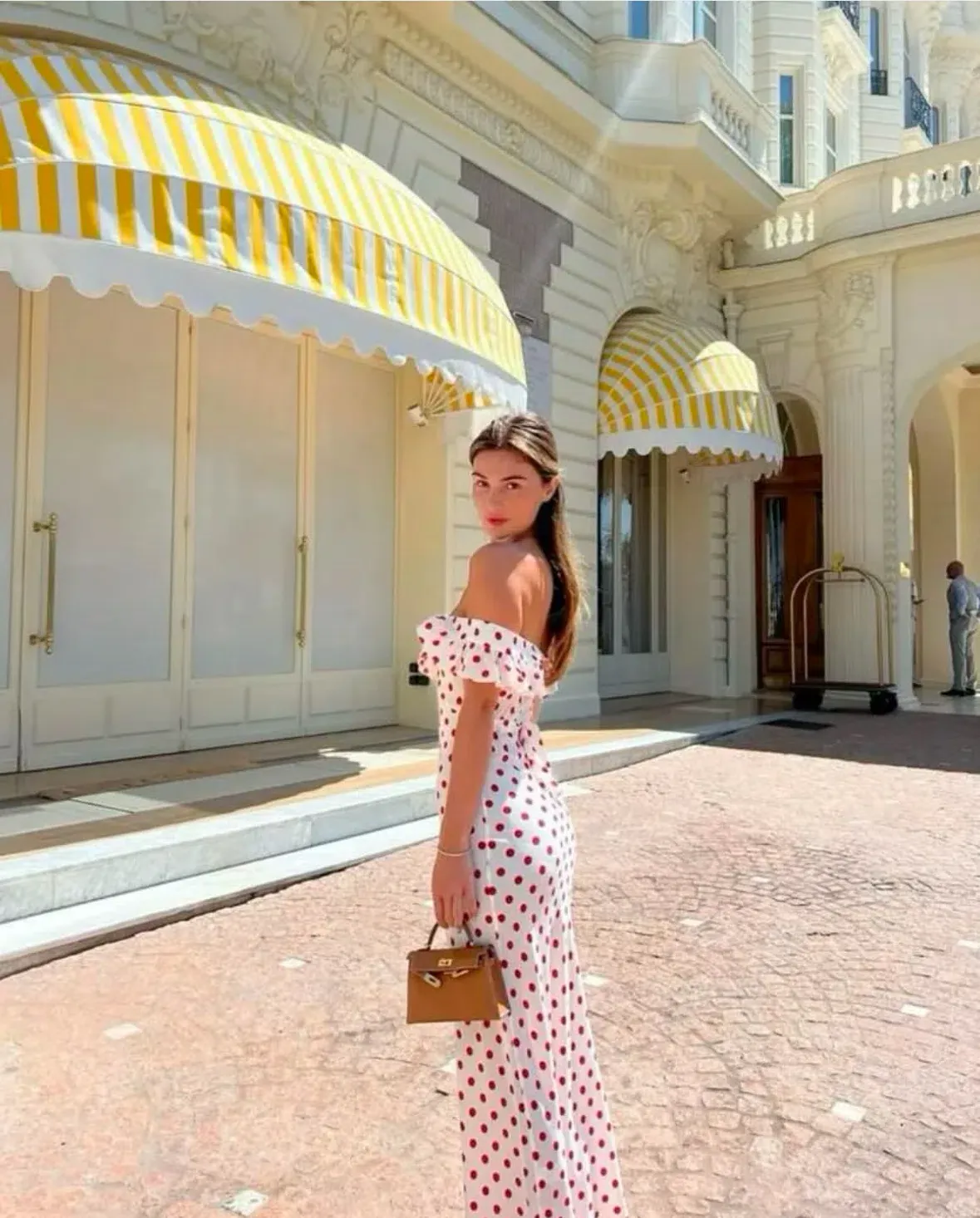 realisation par white dress red polka dots Realisation Par mini dress red dot