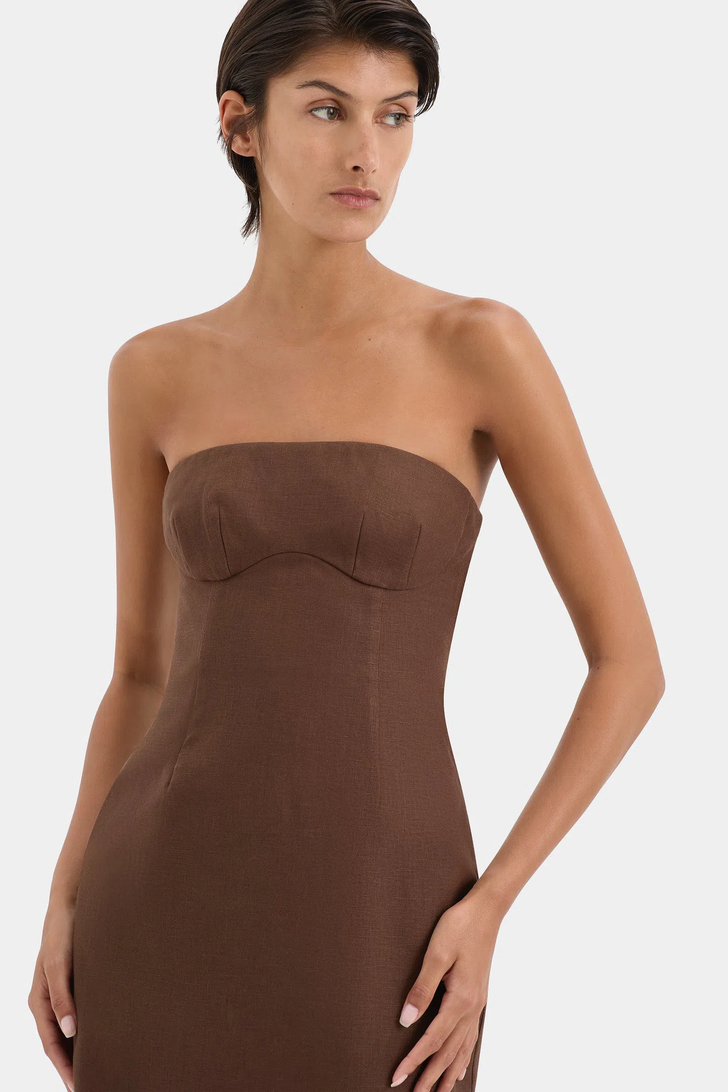 knee length dresses for ladies Hire Sir the Label Avery V Neck Maxi Dress Size 10 – lonedresshire