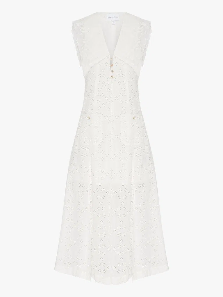 Aje Star Midi dress white size 4 | The Volte