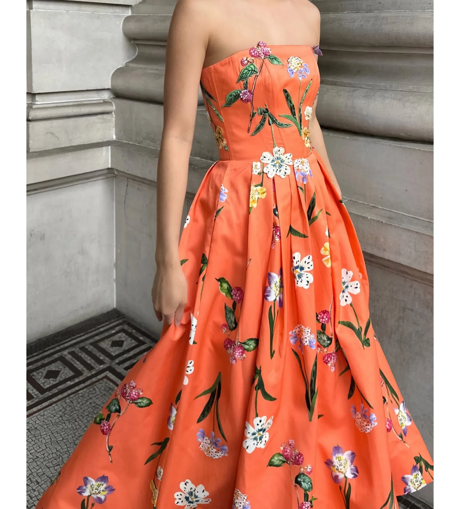 english factory gingham tiered midi dress English Factory