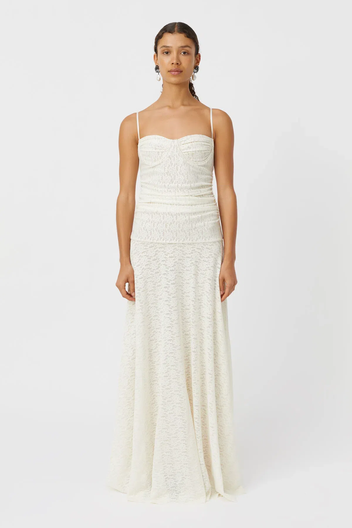 knee length dresses for ladies Alara Maxi Dress Cream — Maxi Dresses