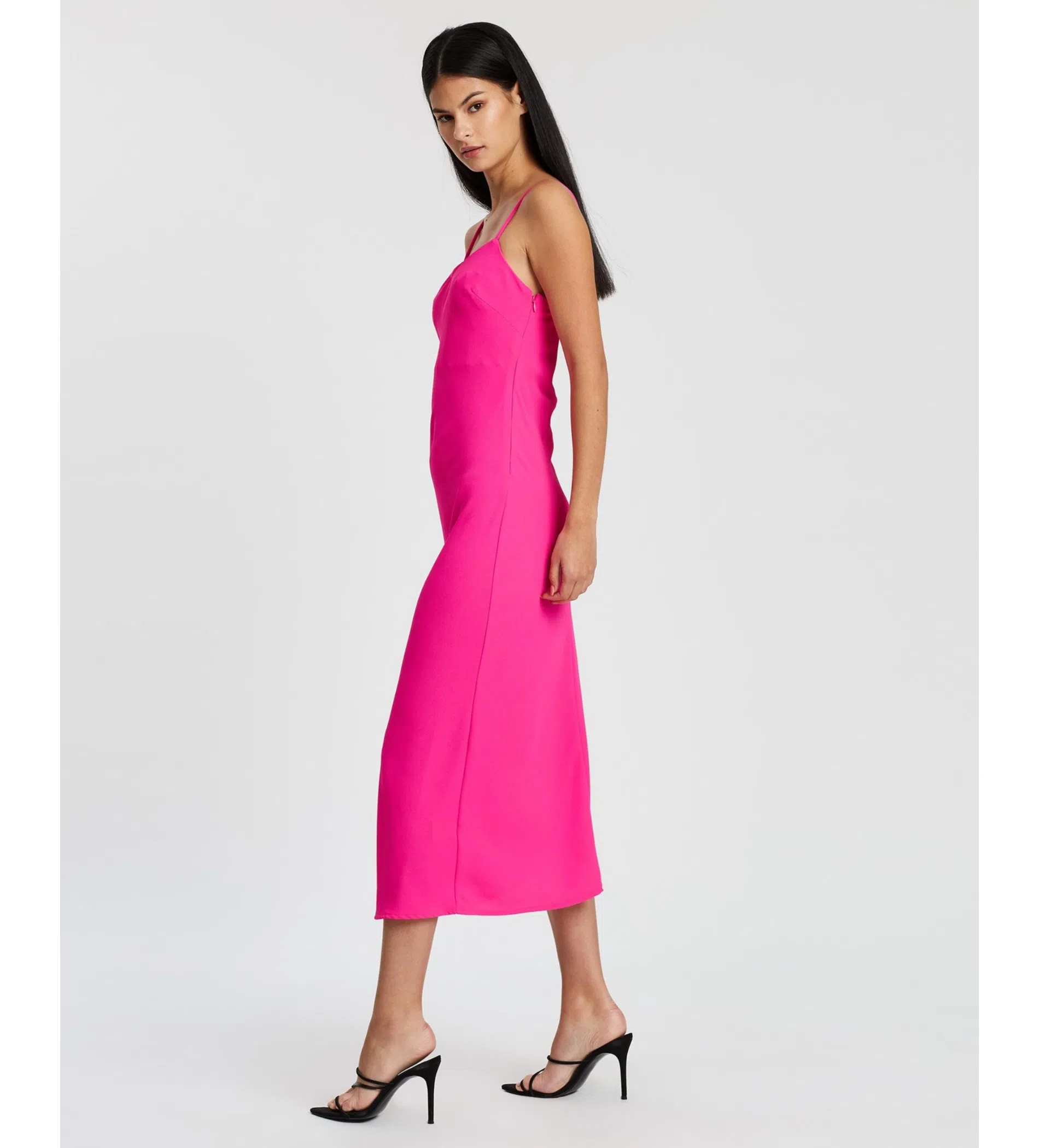 knee length dresses for ladies Cadence Ruched Midi Dress | Prismatic Floral Blue