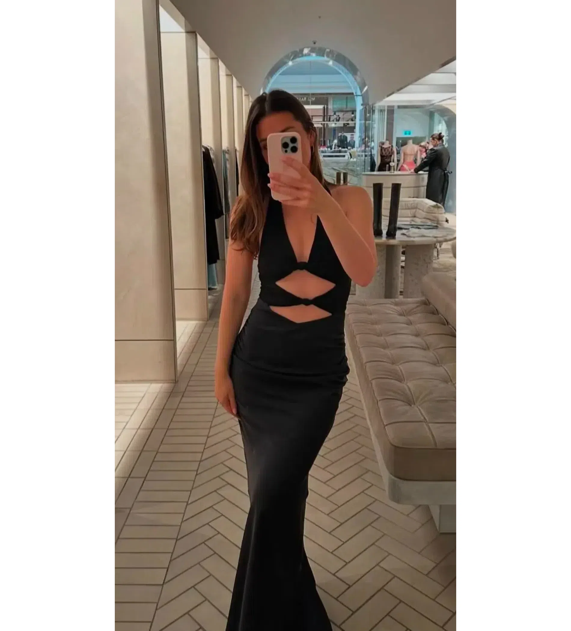 Bec & Bridge Solare Halter Maxi Dress Black Size 12 | The Volte
