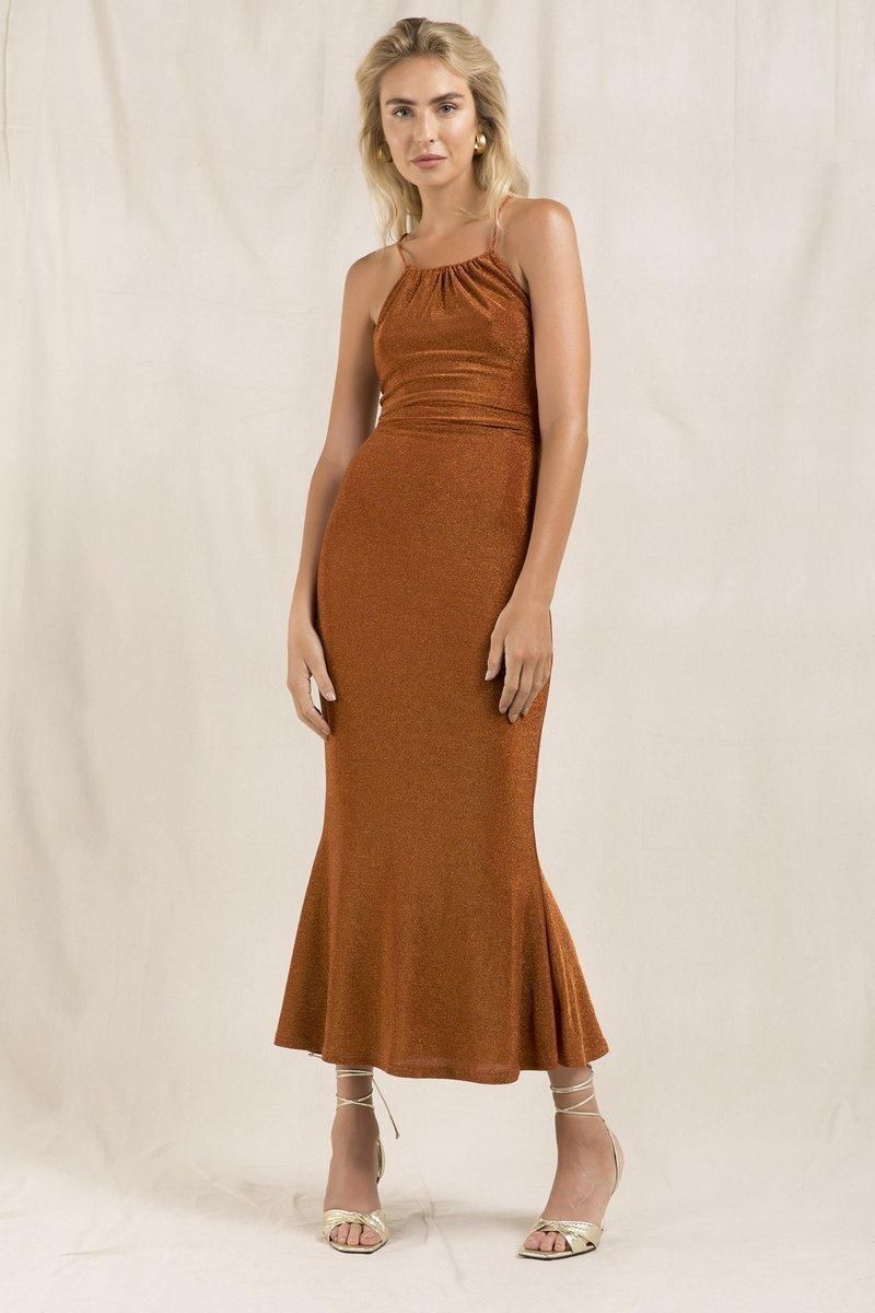 knee length dresses for ladies Greta Midi Dress – Rabbit Borrows