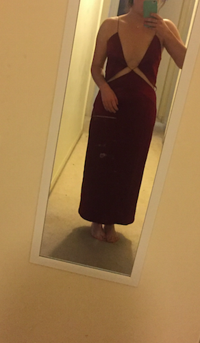 Natalie Rolt Florence Dress Rust Size 