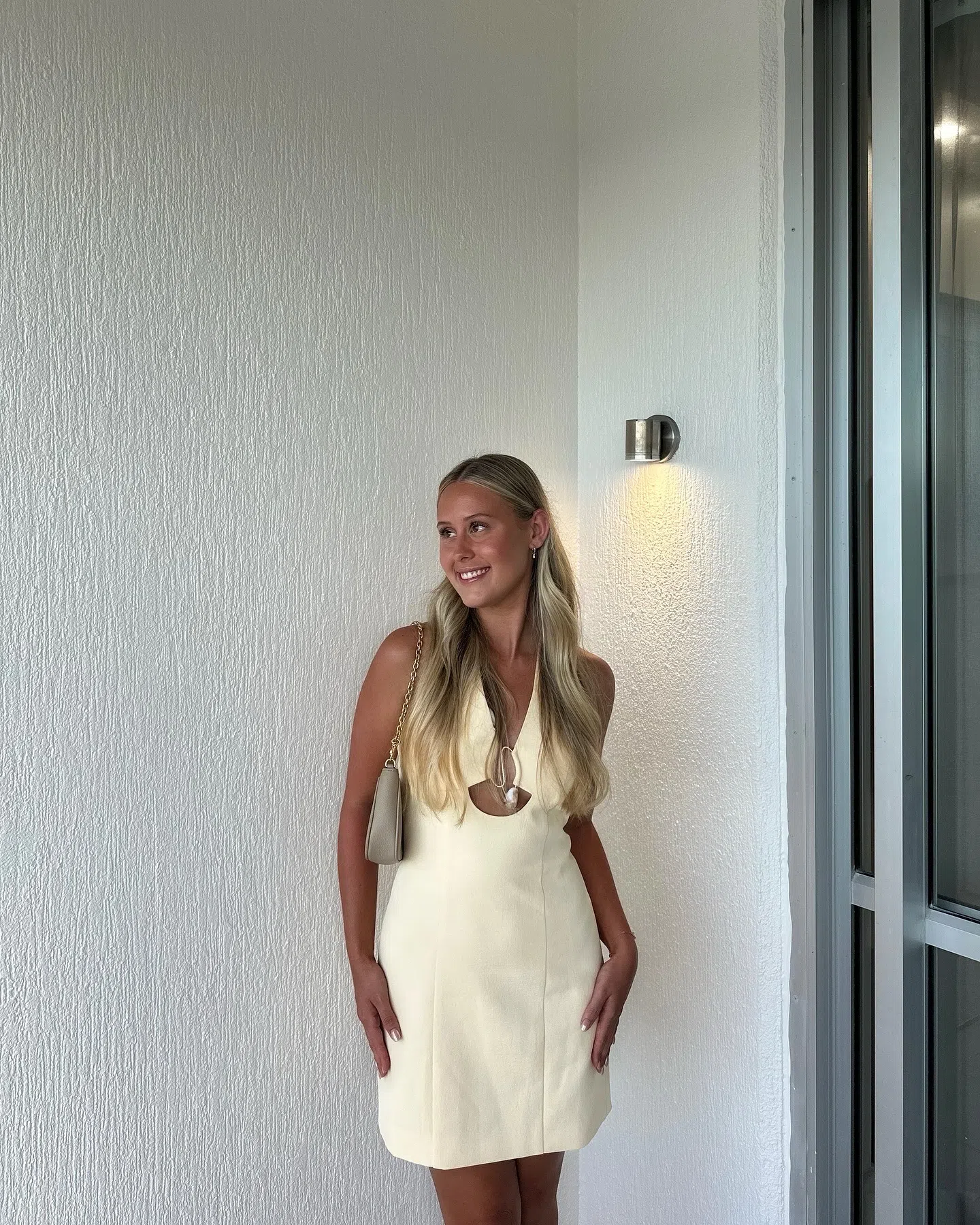 Kookai Oyster Trim Mini Dress AU 6 | The Volte