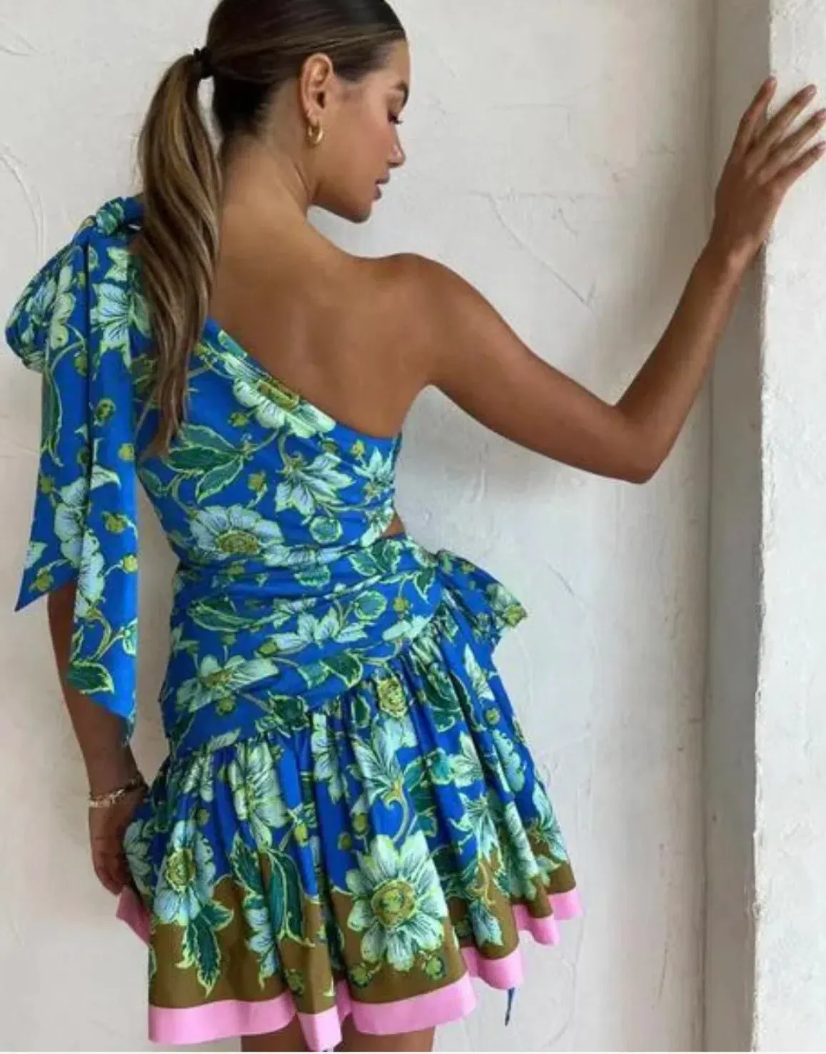 alemais winnie one shoulder dress Alemais Winnie One Shoulder Mini Dress Size 14