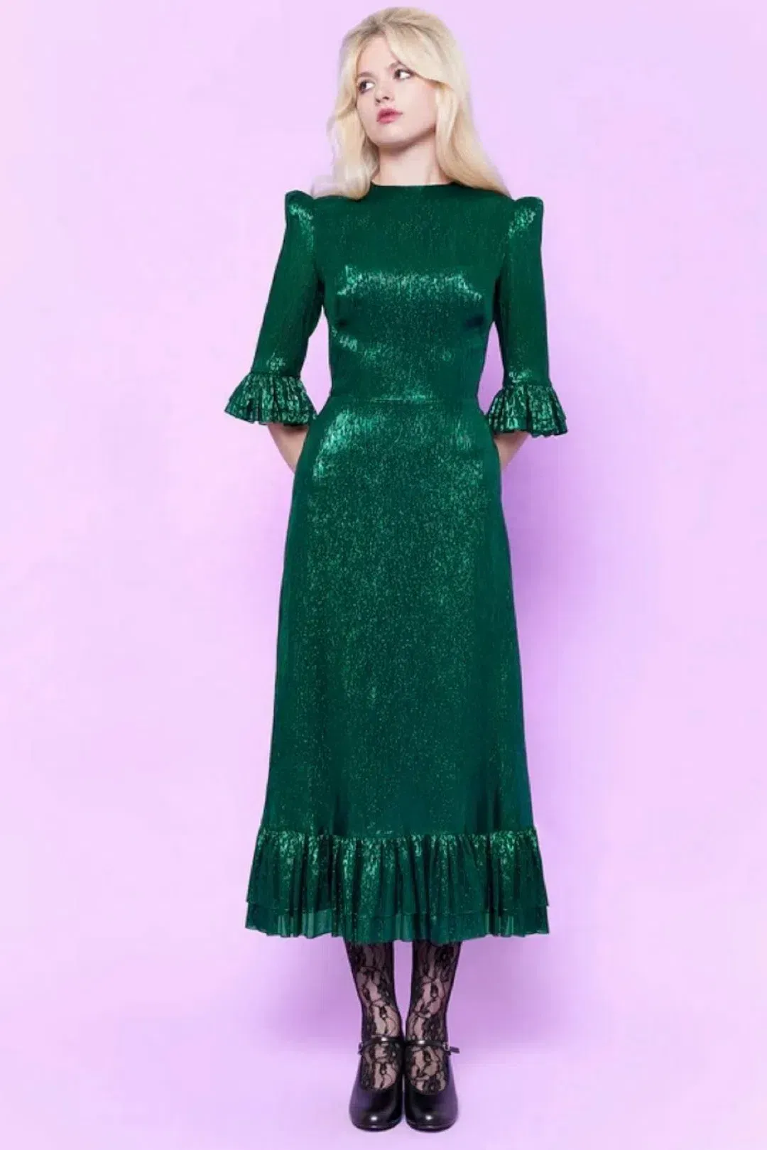 vampire's wife green dress The The Falconetti Midi Size UK 10 vampires wife dress pattern