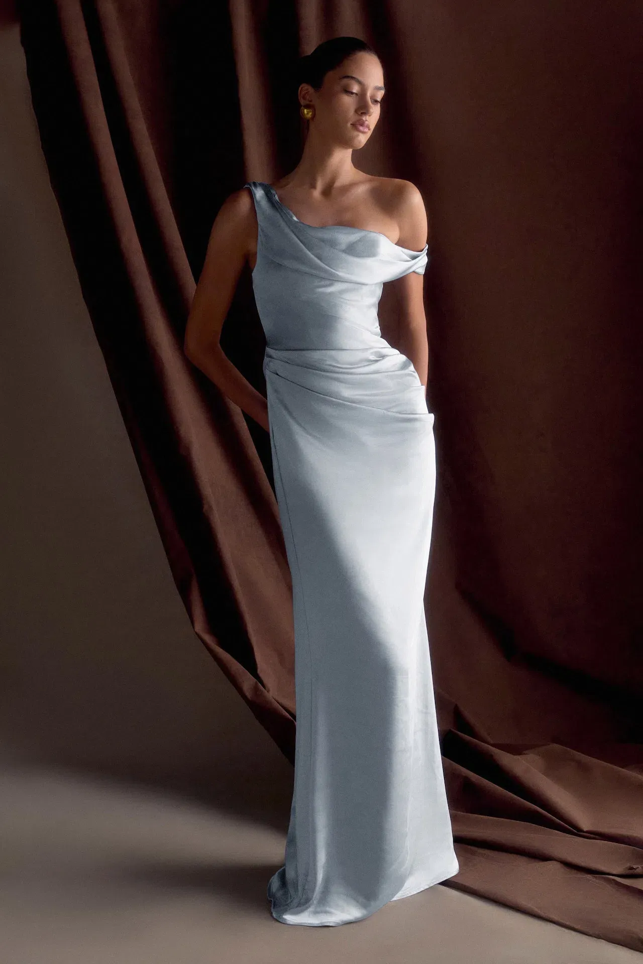summer fitted maxi dresses French Connection Cambria Piped Trim Dress