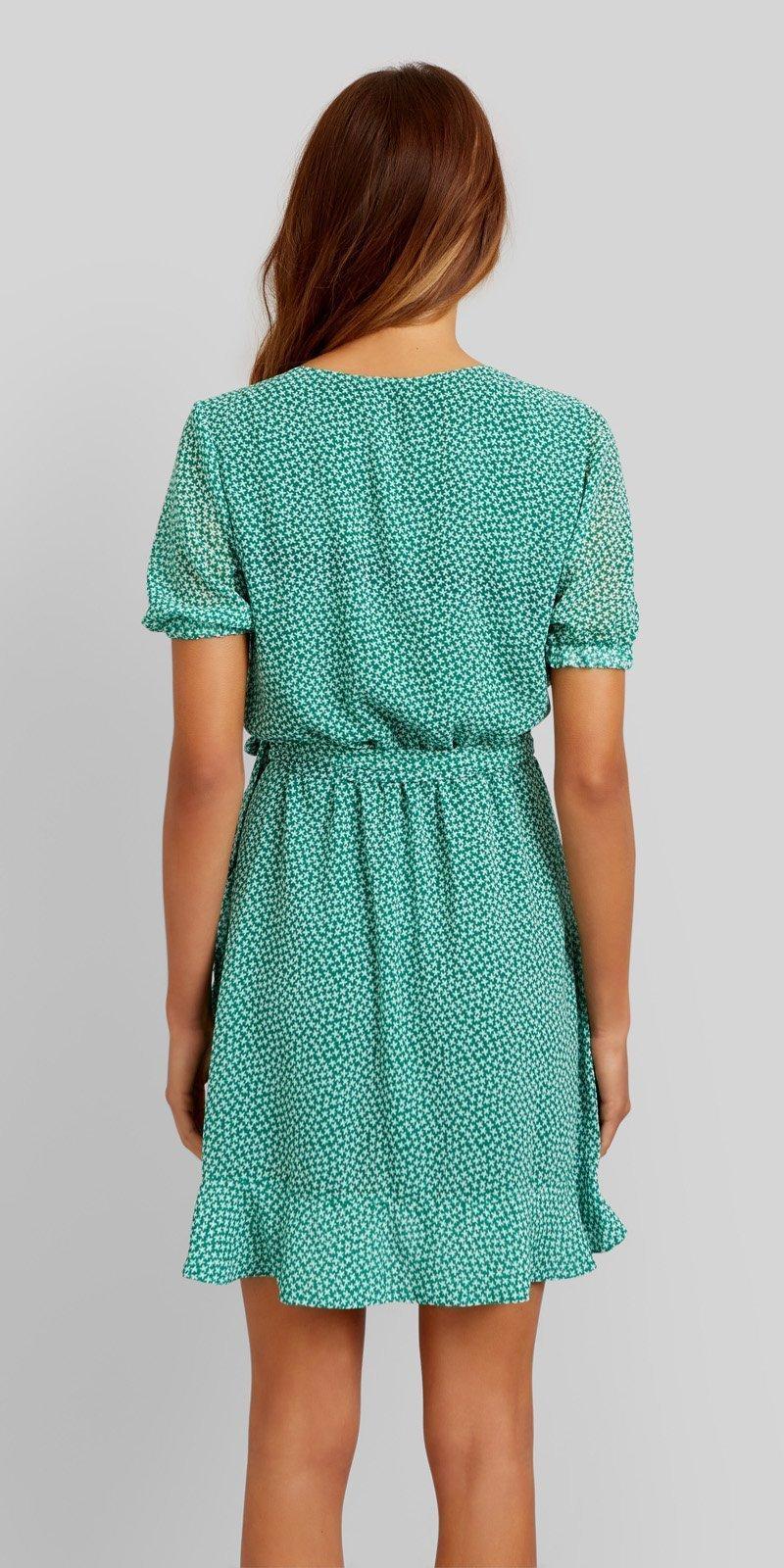 Kookai Carmen Green Wrap Dress Size 6
