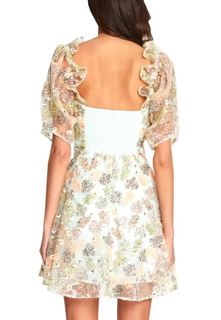 agate crossback midi dress Agate Crossback Dress-BUTTER / 12