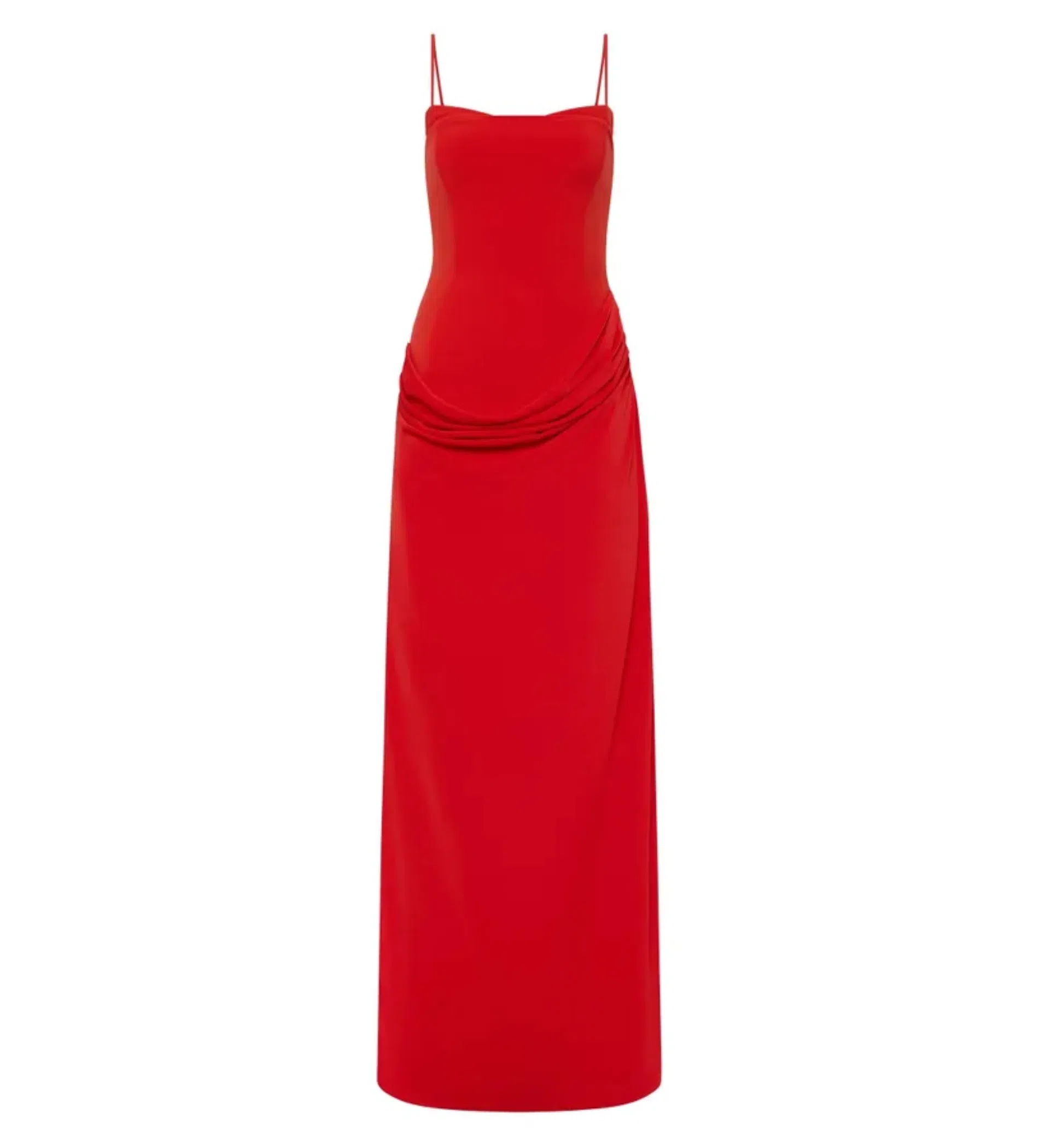 Line & Dot Kira Maxi Dress in Tomato Red REVOLVE | The Volte